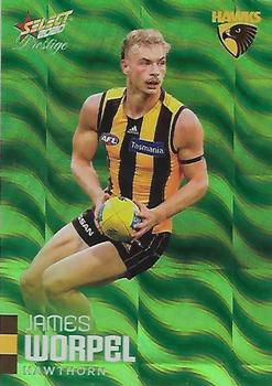 2020 Select Footy Stars Prestige - Green Parallel #110 James Worpel Front
